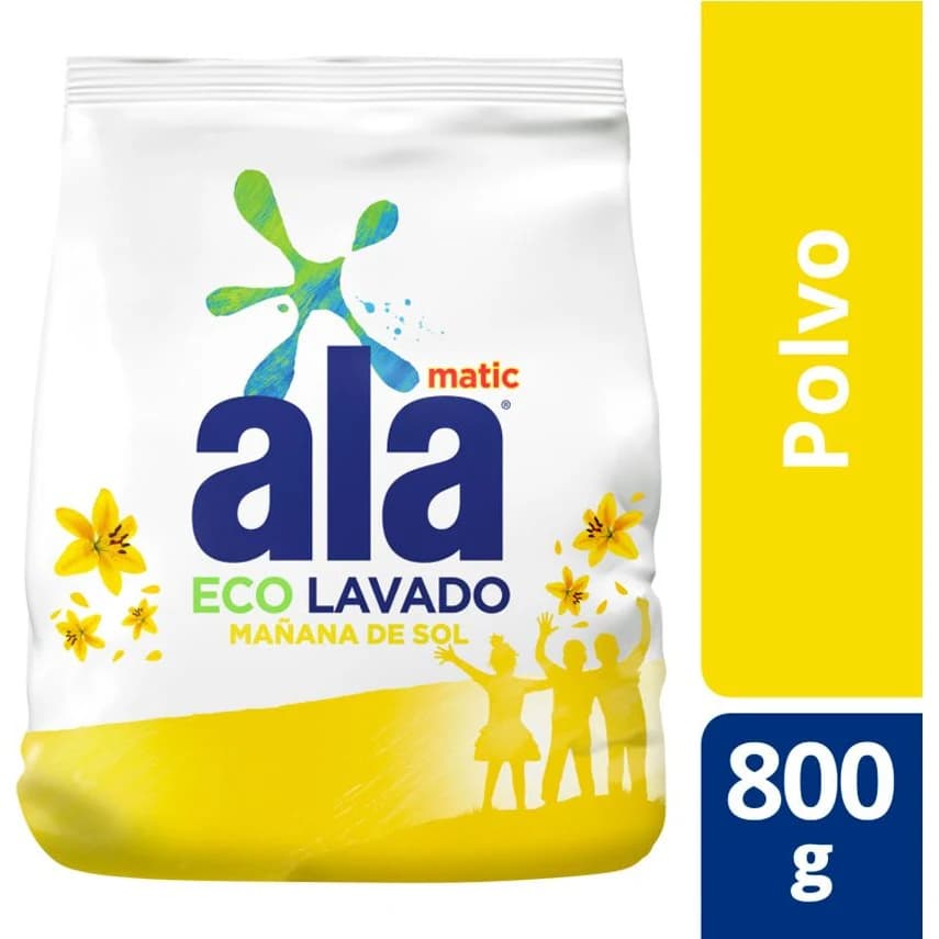Jabón en Polvo Ala Matic Manantial Ecológico 800 g