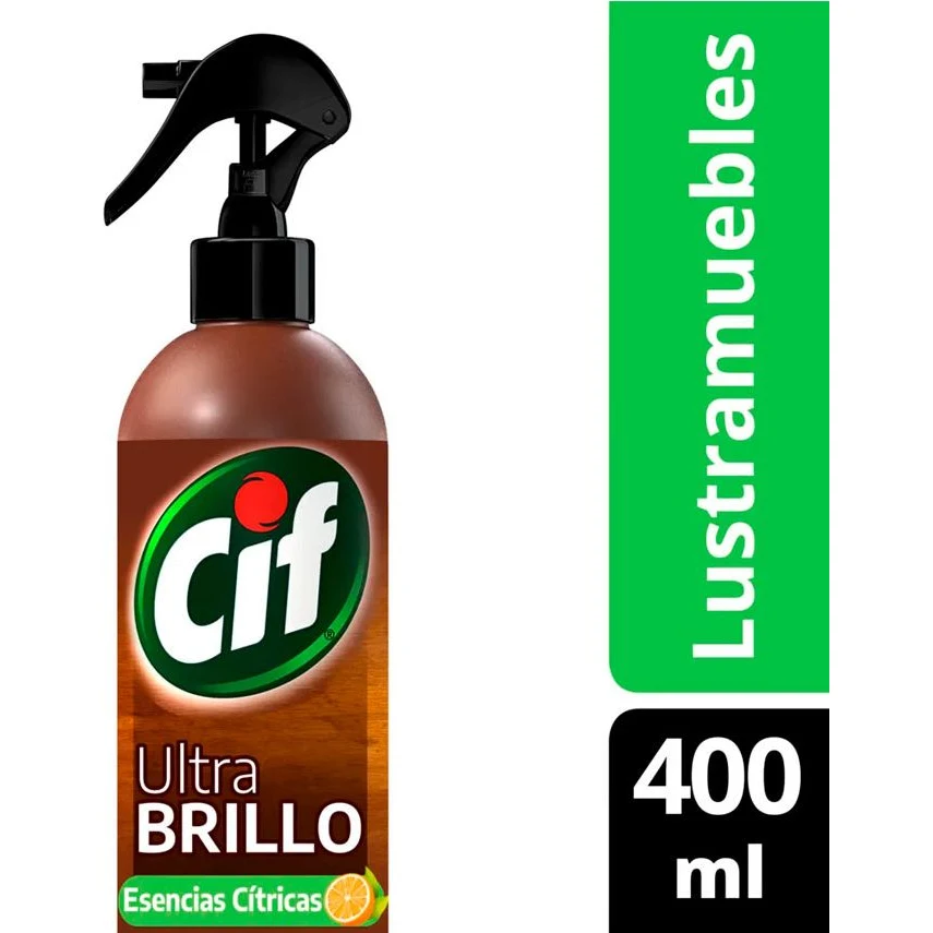 Cif Ultra Brillo Lustramuebles Gatillo Cítrico 400 ml