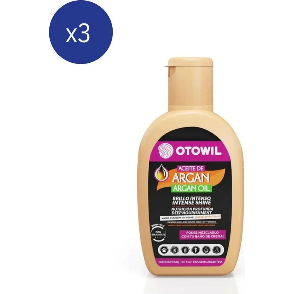 Aceite de Argán Otowil Frasco x 60 ml