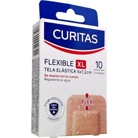Curitas Tela Elástica Flex Extra Large x10