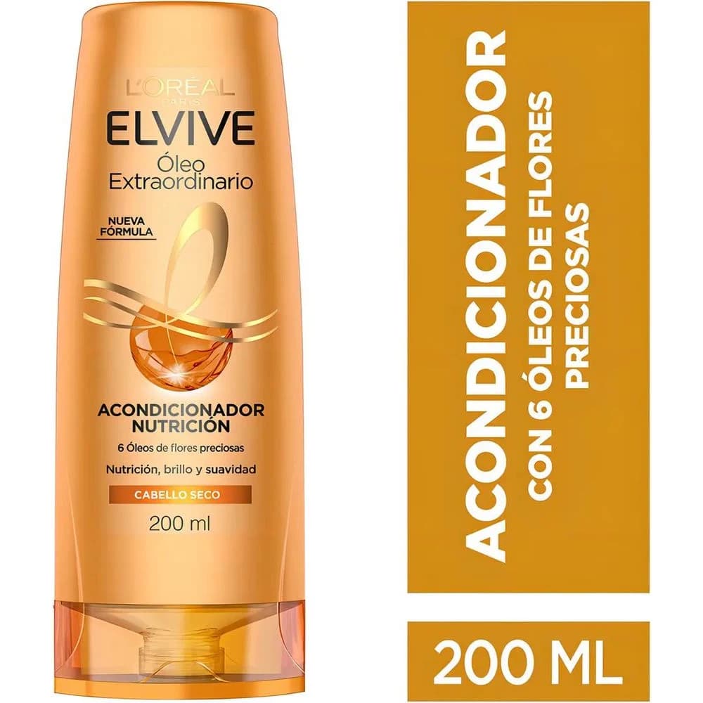Acondicionador Elvive Óleo Extraordinario Nutrición 200 ml