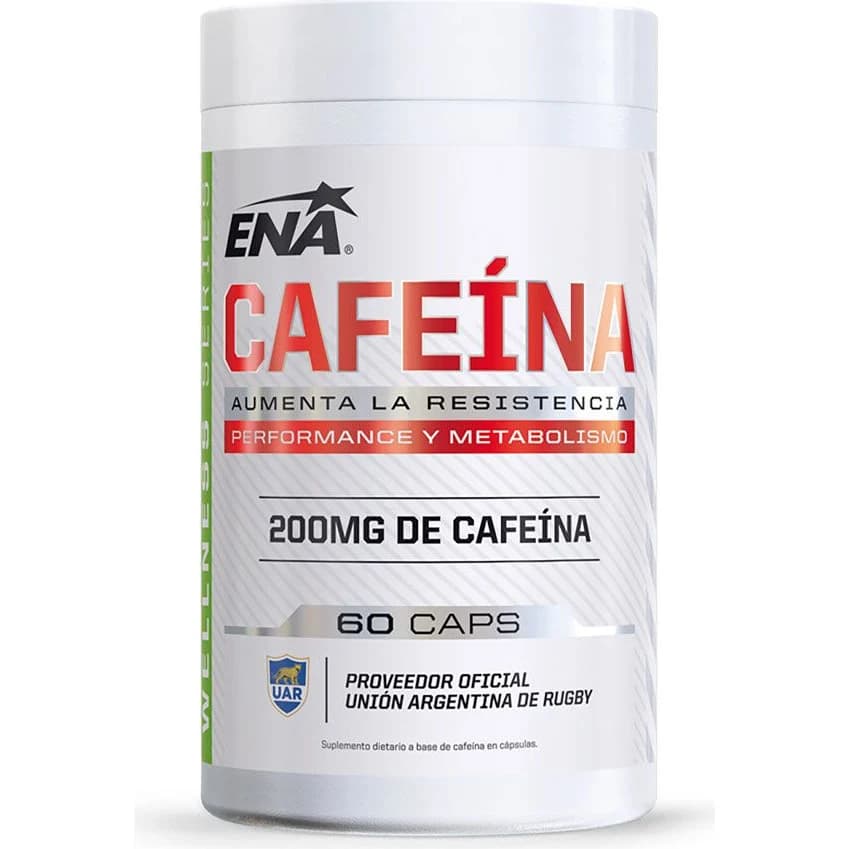 Cápsulas de Cafeína ENA 60 unidades
