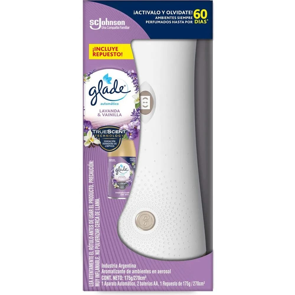 Aromatizador Automático Glade Lavanda Vainilla