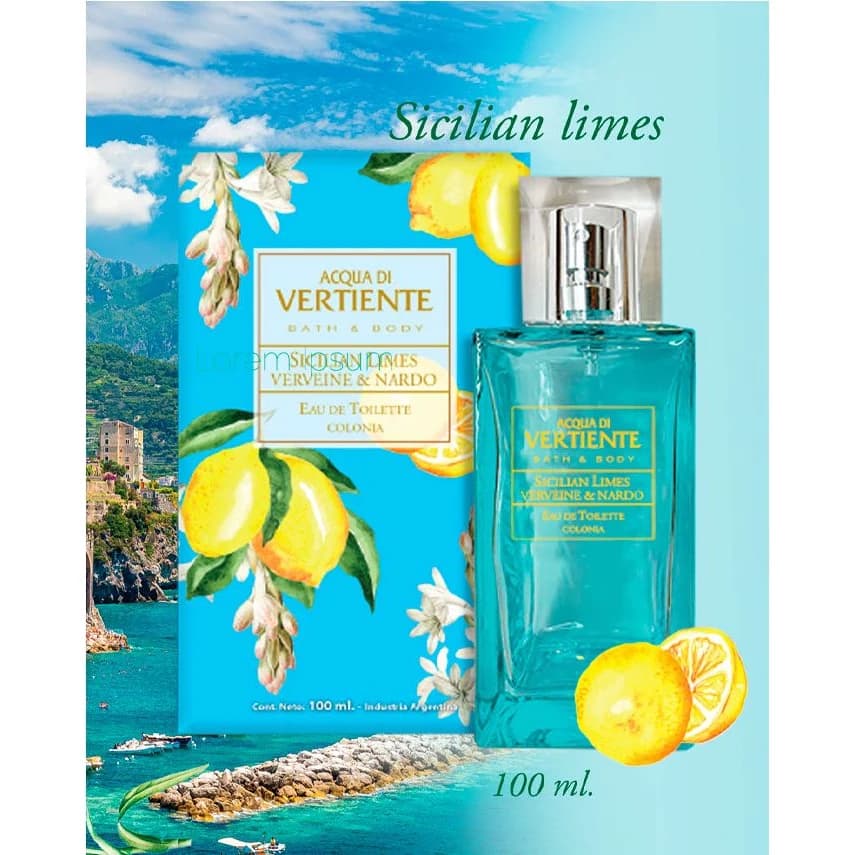 Eau de Toilette Vertiente Acqua Sici 100 ml