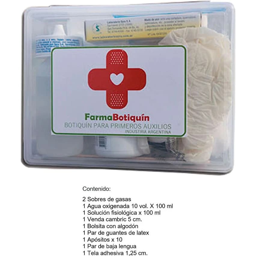 Botiquín de Primeros Auxilios Plástico Farma 2