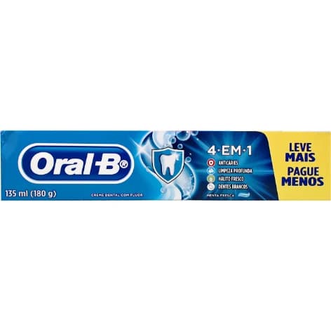 Crema Dental Oral-B 4 en 1 180 g