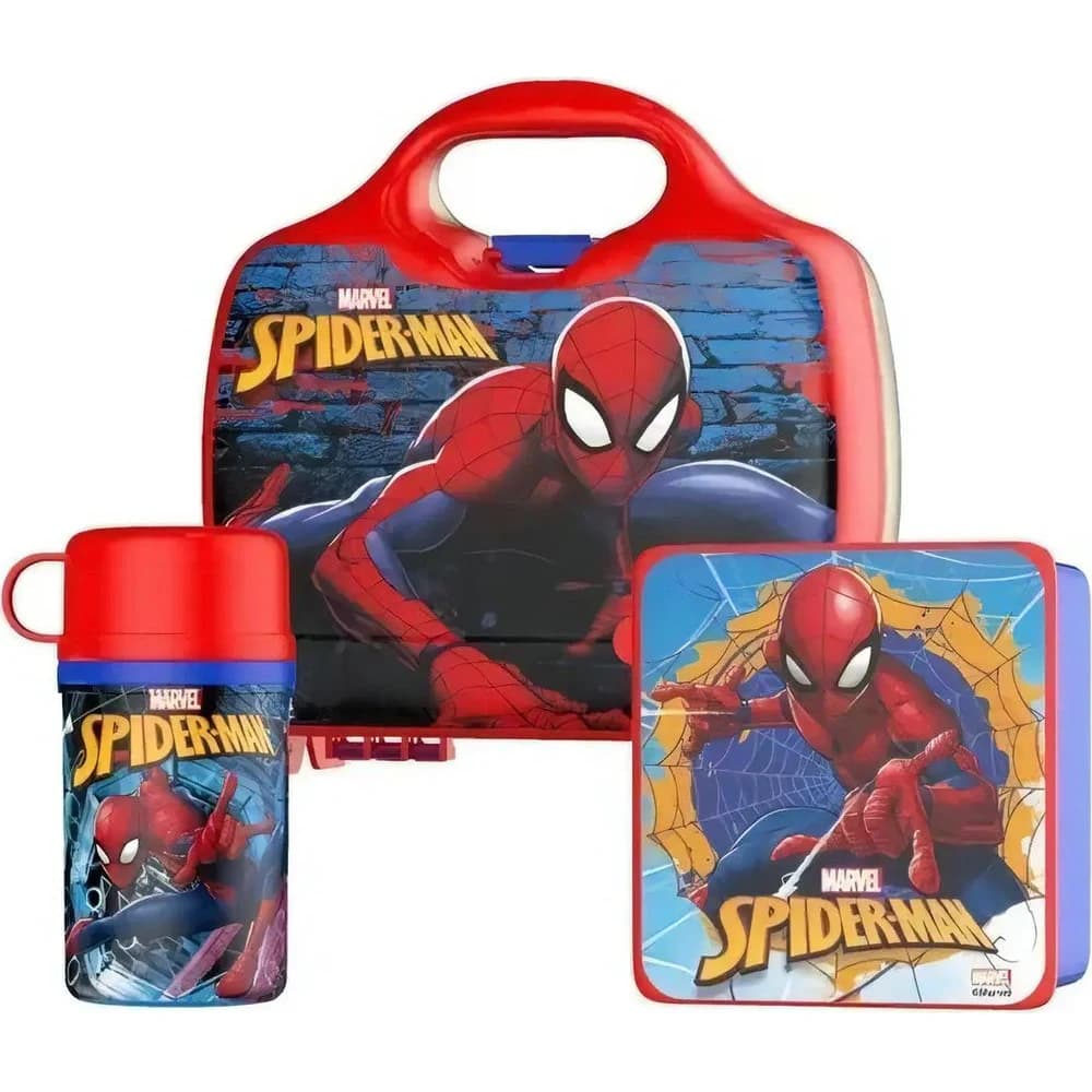 Lonchera Disney Spider-Man con Caja y Cantimplora