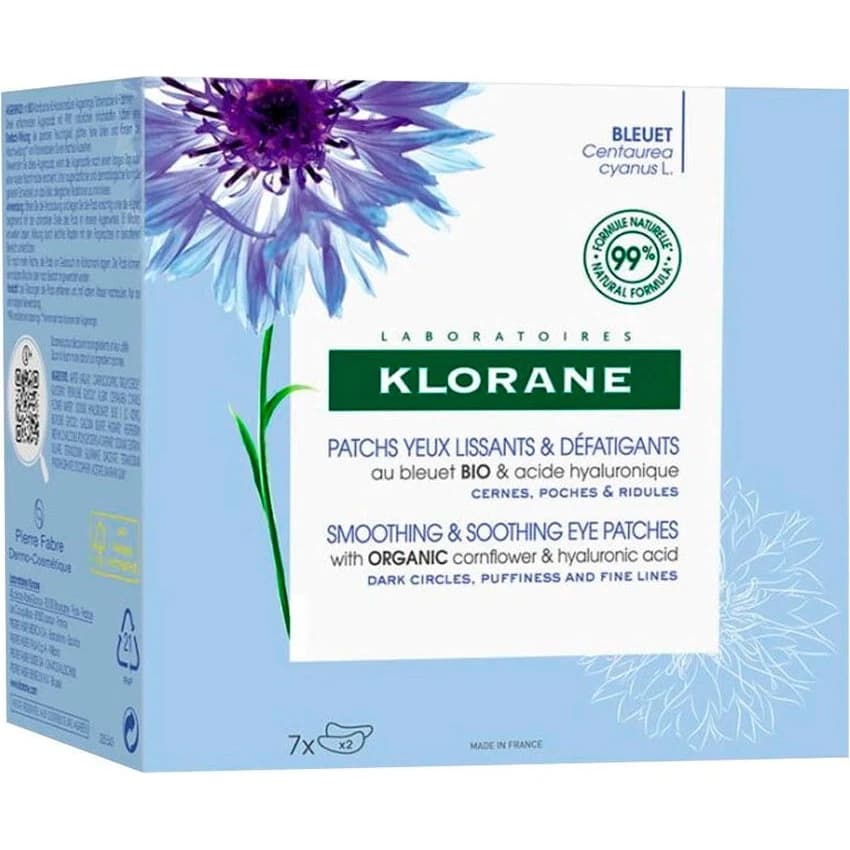 Parches de Ojos Klorane Bleuet 7 unidades