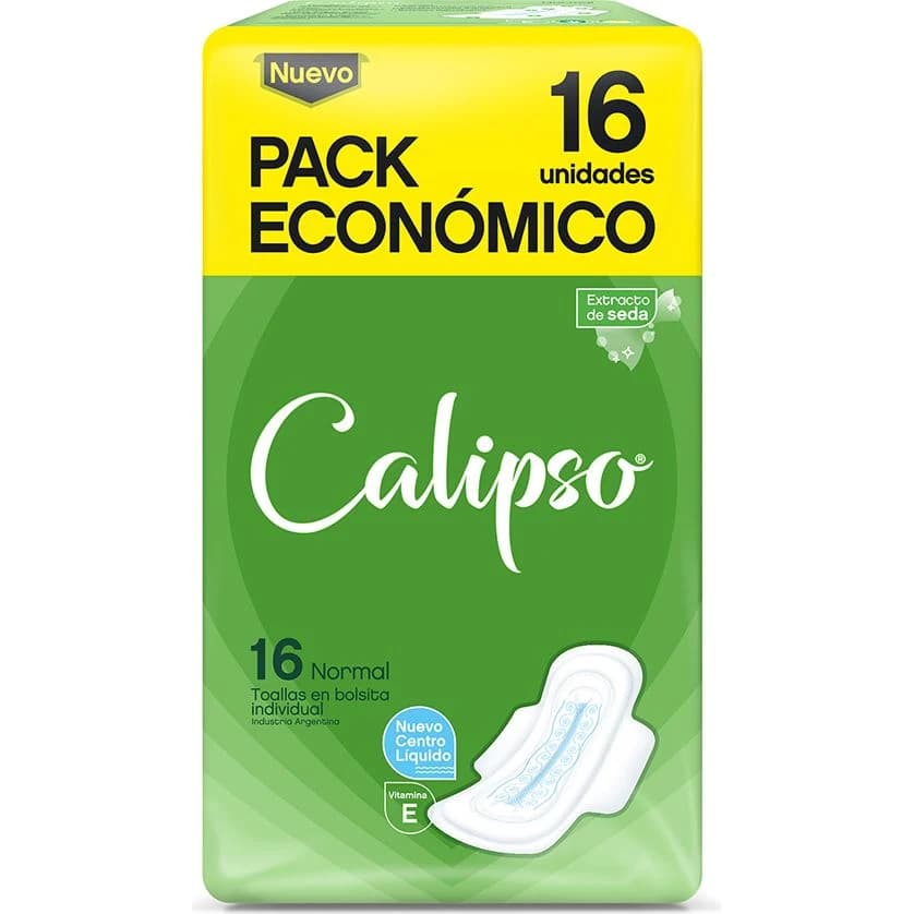 Toalla Higiénica Calipso Plus Con Alas Pocketex 16 Unidades