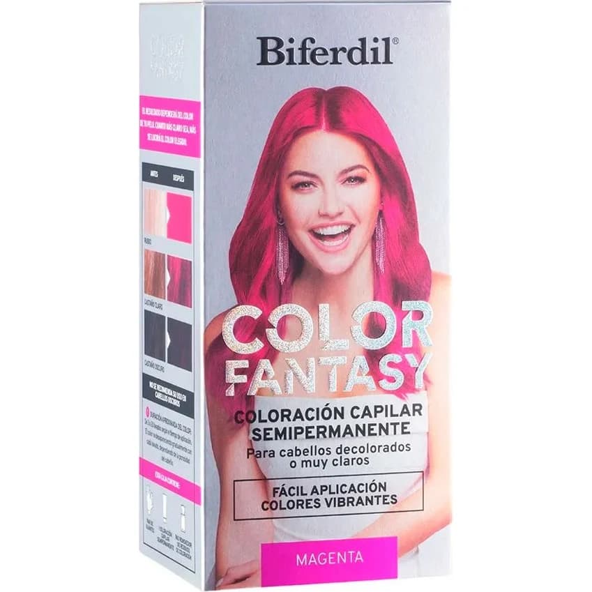 Tintura Capilar Biferdil Kit Fantasy Magenta
