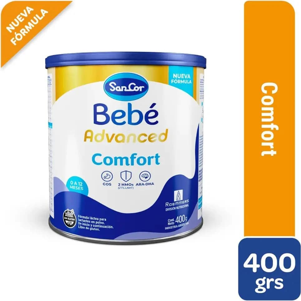 Fórmula Infantil Sancor Bebé Advanced Comfort 400 g