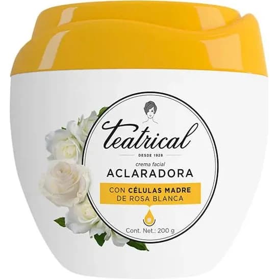 Crema Facial Aclaradora Teatrical 200 g