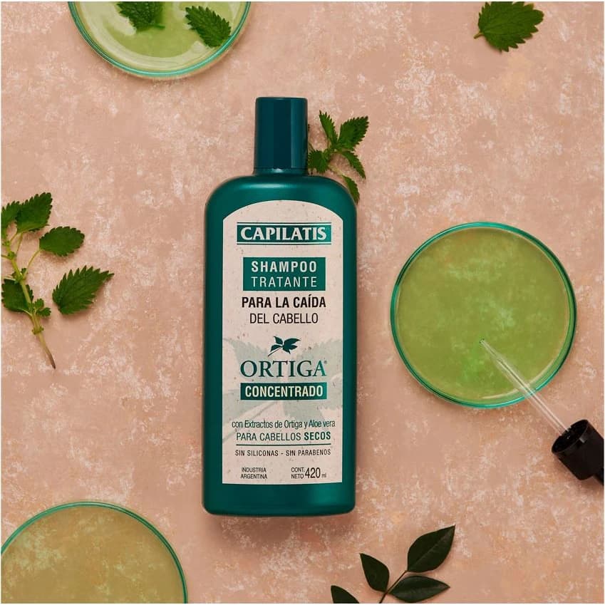 Shampoo Capilatis Ortiga Concentrado Seco 420 ml