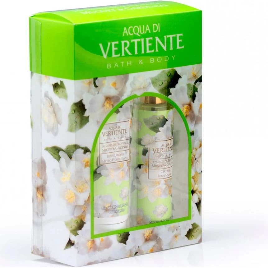 Estuche Vertiente Jazmín con Body Splash y Loción Corporal