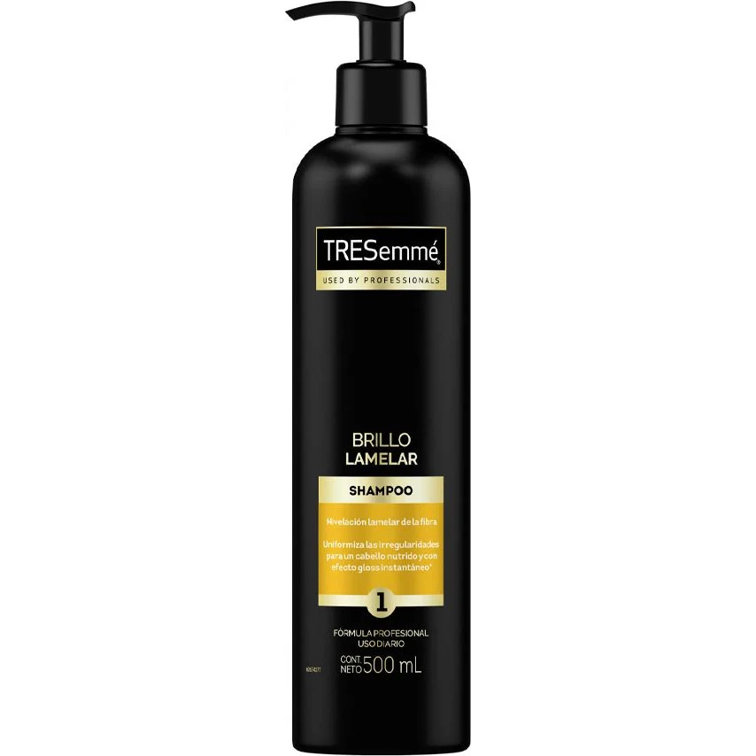 Shampoo Tresemmé Brillo Lamelar 500 ml