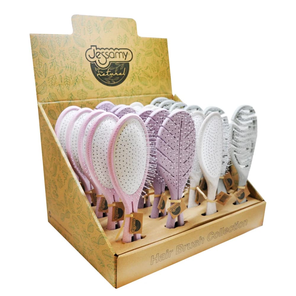 Exhibidor Cepillos Jessamy Natural Biodegradables X24