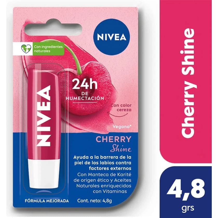 Protector Labial Nivea Fruity Cereza