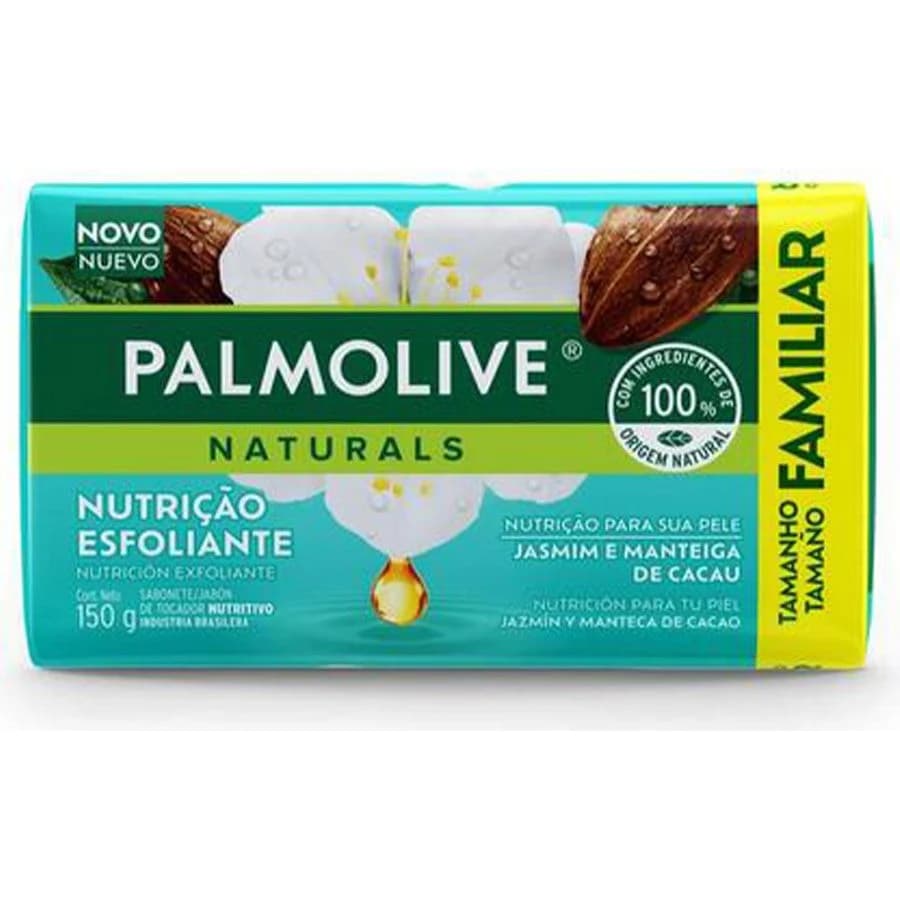 Jabón en Barra Palmolive Naturals Jazmín y Cacao 150 g