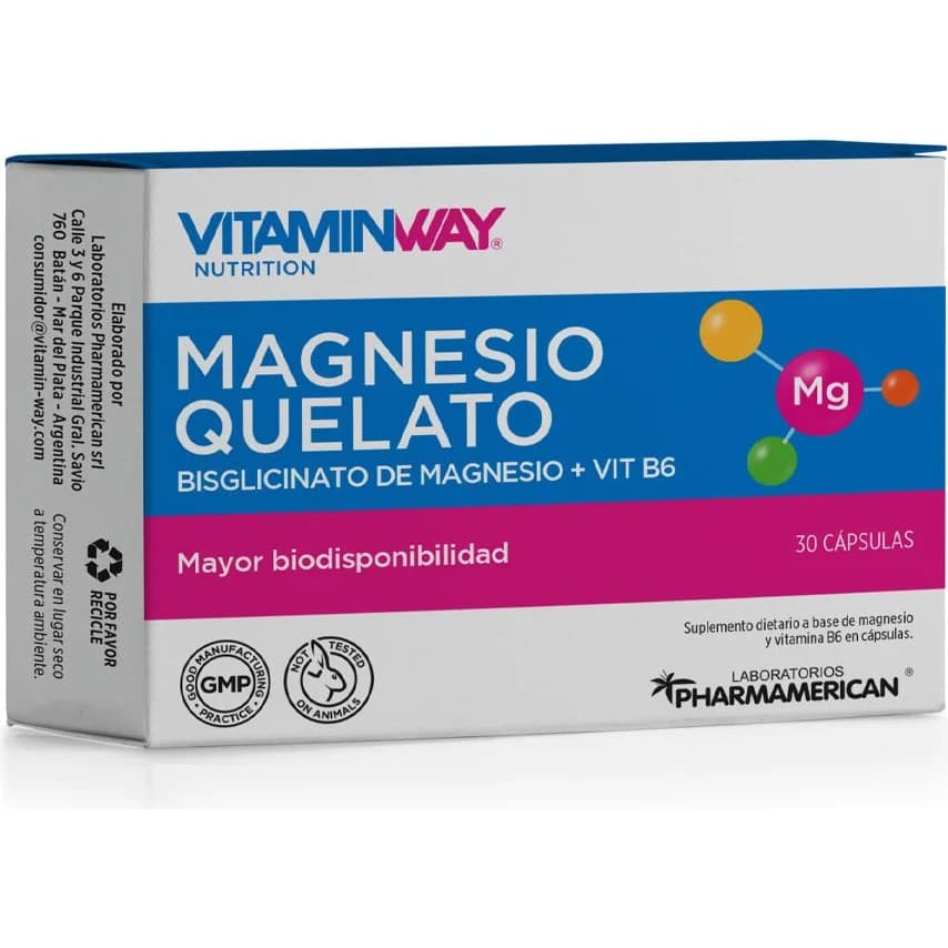 Vitamin Way Magnesio Quelato 30 Comprimidos