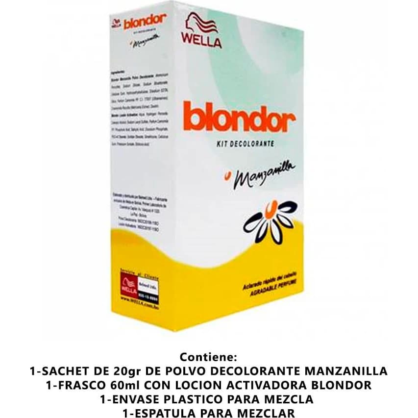 Blondor Kit Decoloración con Manzanilla