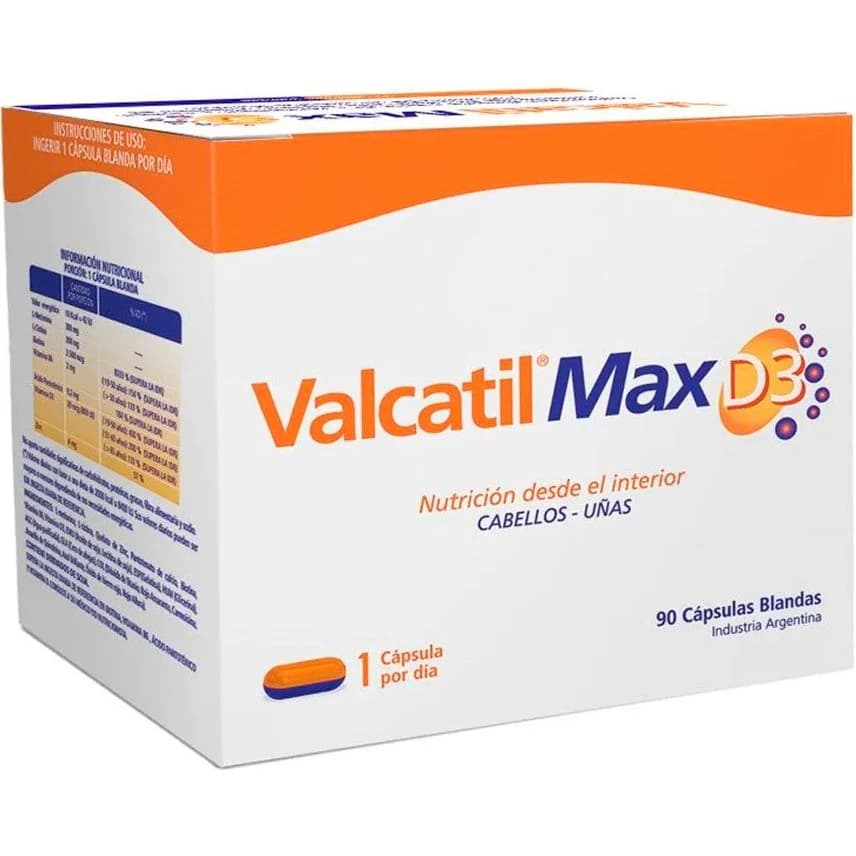Vitamina D3 Valcatil Max 90 Cápsulas