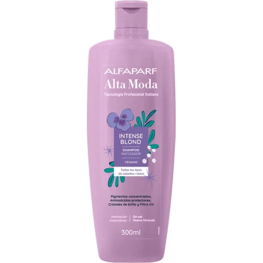 Shampoo Intense Blond Desamarillador Alta Moda 300 ml