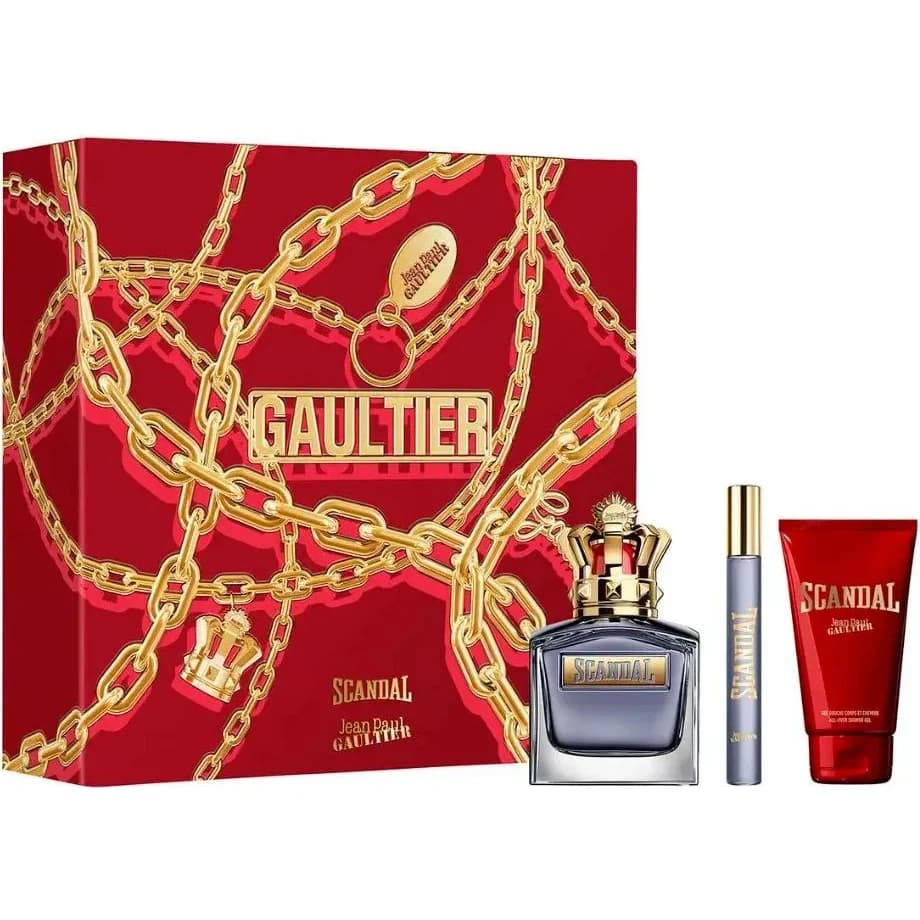 Jean Paul Gaultier Scandal Pour Homme Eau de Toilette Set 100 ml + Shower Gel 75 ml