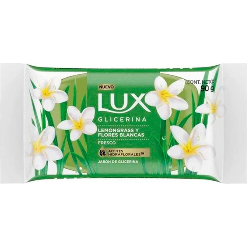 Jabón en Barra Lux Glicerina Limón y Flores 90 g