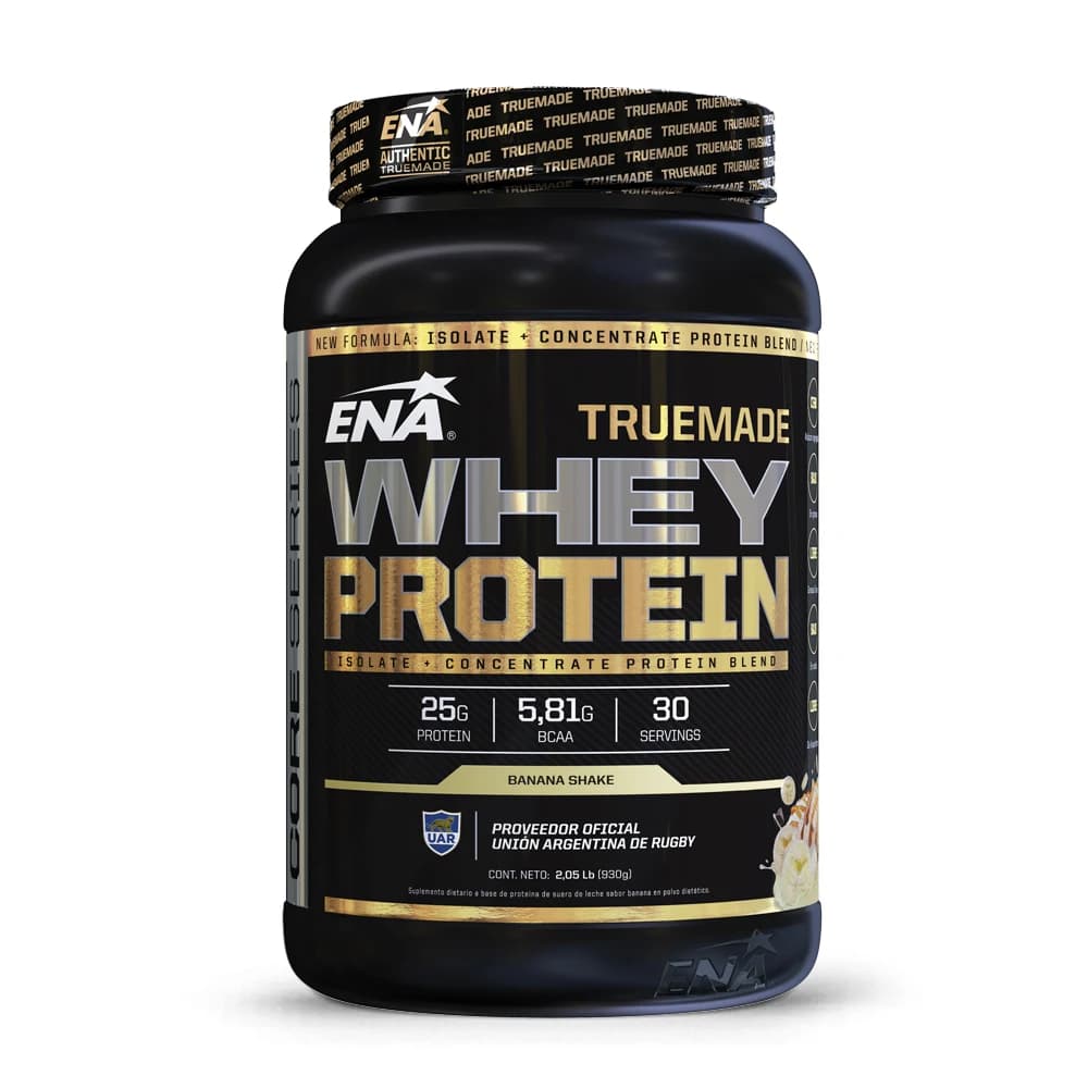 Suplemento Proteico ENA True Whey Sabor Banana 930 g