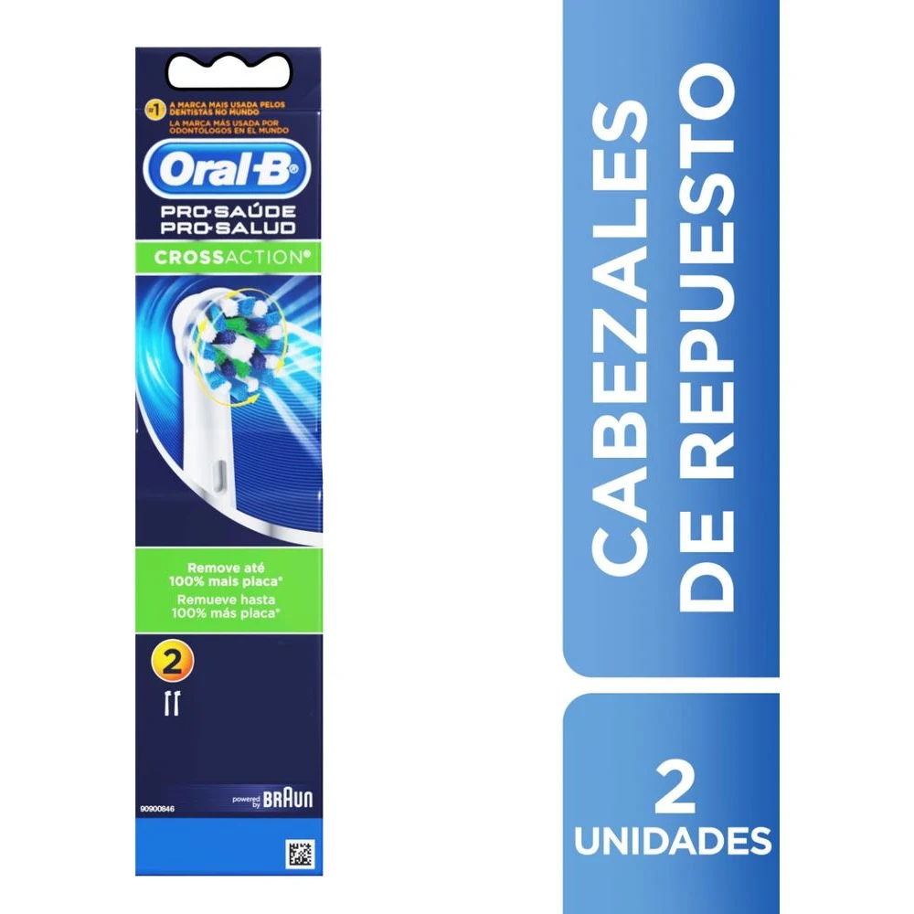 Cabezales de Repuesto Oral-B Pro-Salud CrossAction x2