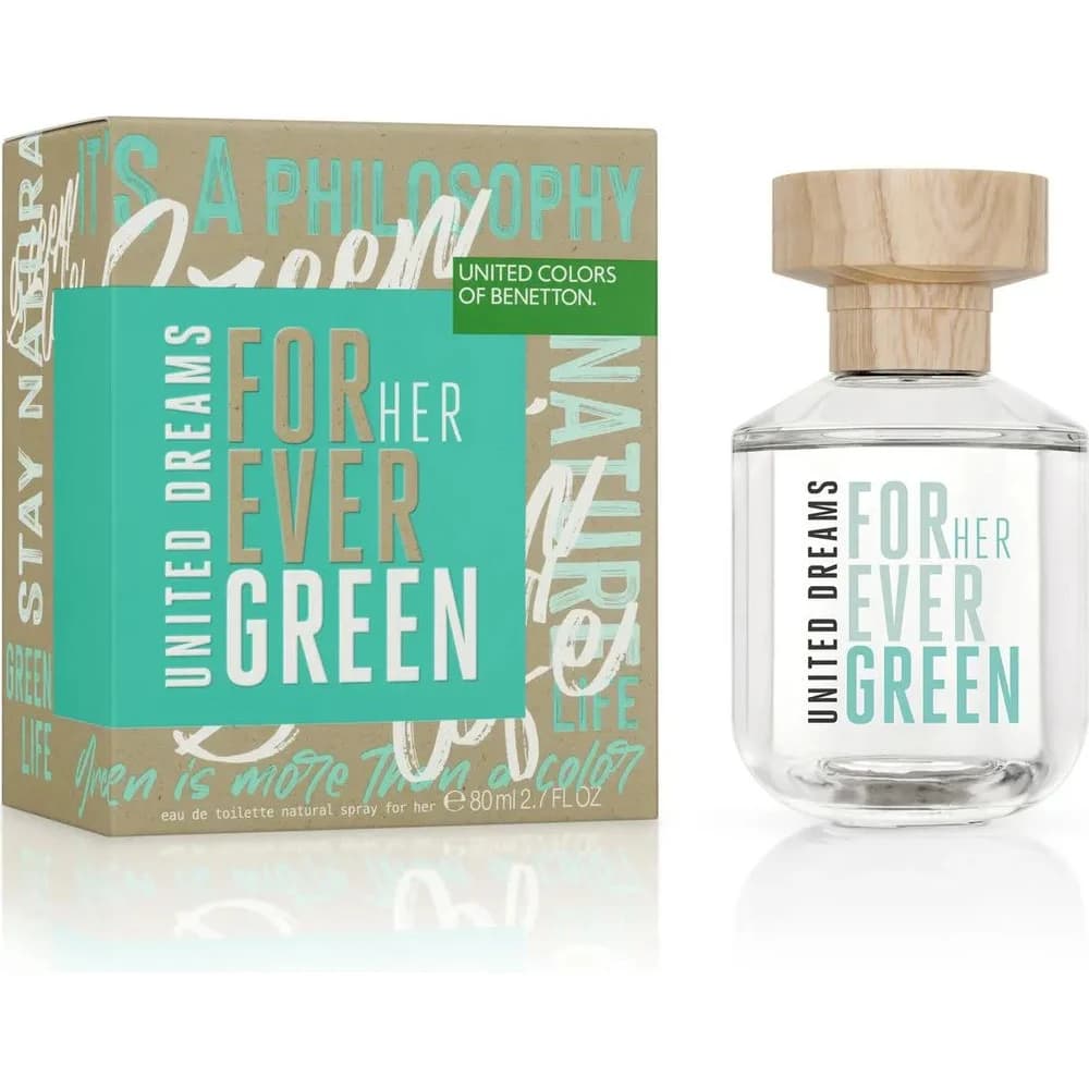 Benetton United Dreams Forever Green For Her Eau de Toilette 80 ml