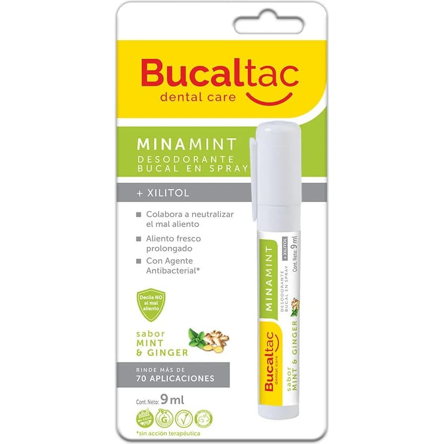 Spray Bucal Tac Minamint Mint & Ginger 9 ml