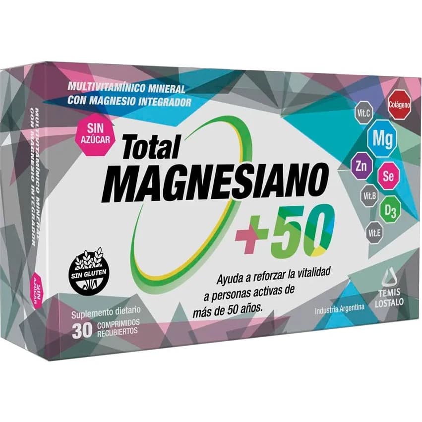 Total Magnesiano +50 Comprimidos x 30