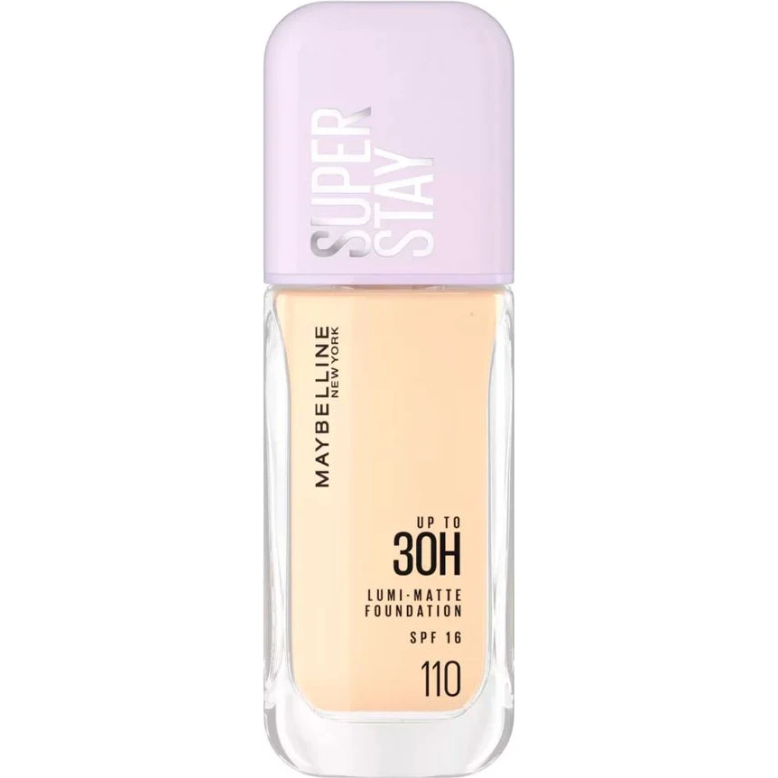 Base de Maquillaje Maybelline SuperStay Luminoso Mate Tono 110