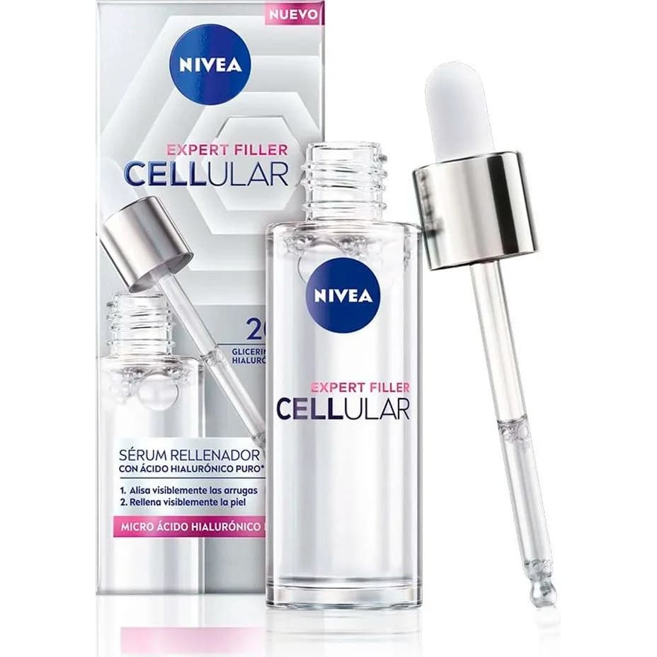 Sérum Facial Nivea Cellular Expert Filler Rellenador de Ácido Hialurónico 30 ml