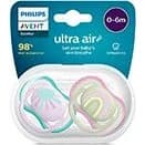 Chupete Avent Ultra Air 0-6 Meses x2