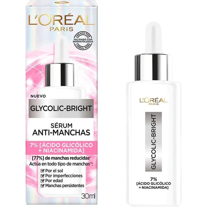 Sérum Facial L'Oréal Glycolic Bright 30 ml