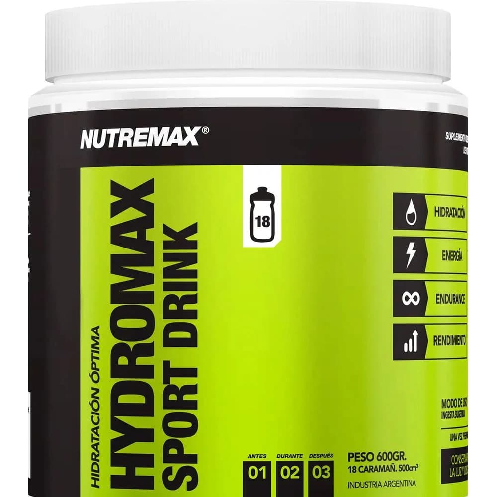 Nutremax Hidratante Sport Drink Polvo 600 g