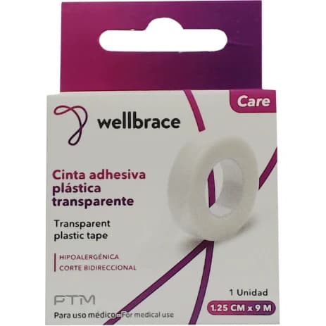 Cinta Adhesiva Wellbrace 1,25 cm Individual