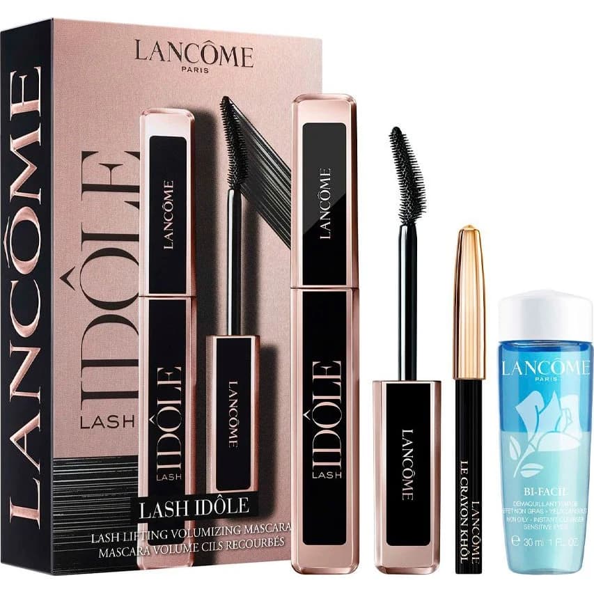 Set Lancôme Lash Idôle Máscara, Delineador y Bifásica