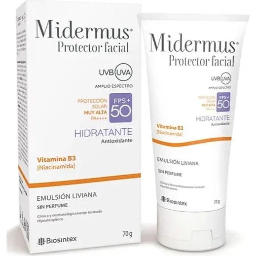 Protector Solar Midermus FPS50+ 70 g