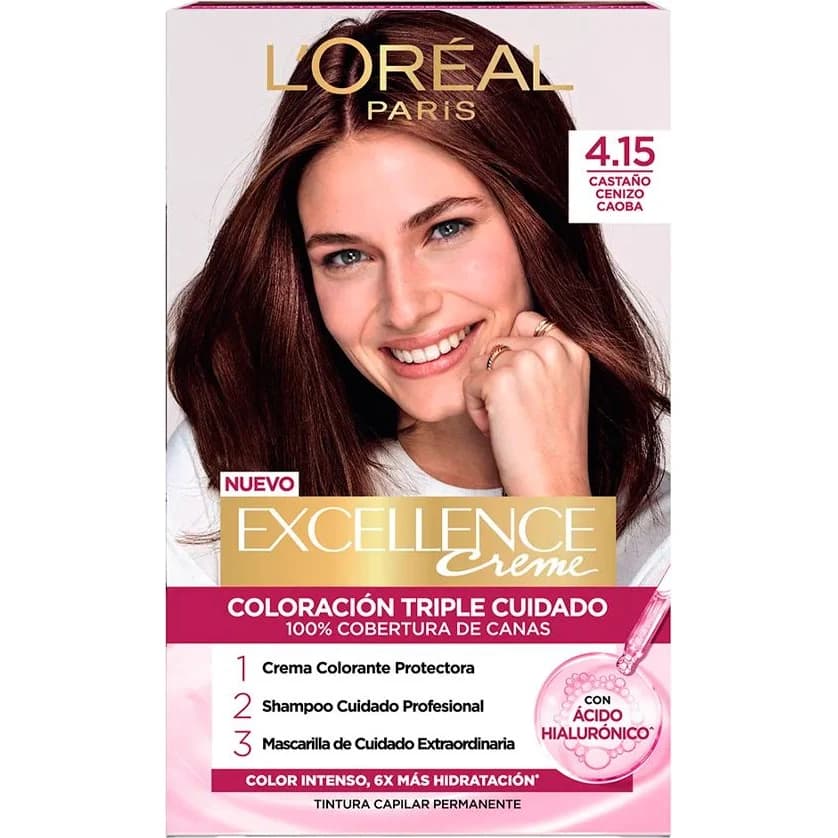 Tintura Capilar Excellence Crème Tono 4.15 Mocha