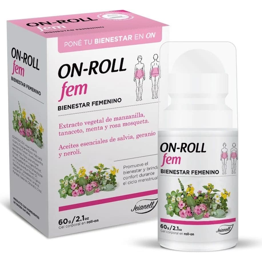 Gel Corporal On Roll Fem 60 g