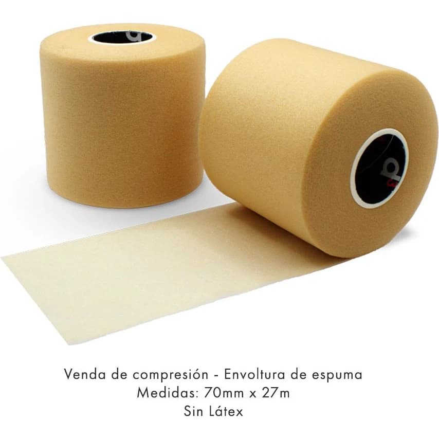Venda Elástica Beige 70 mm x 27 m