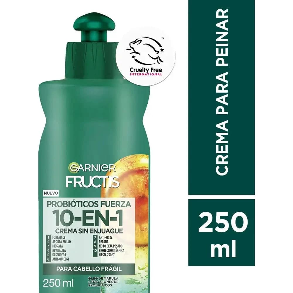 Crema para Peinar Garnier Fructis Probiotic 250 ml