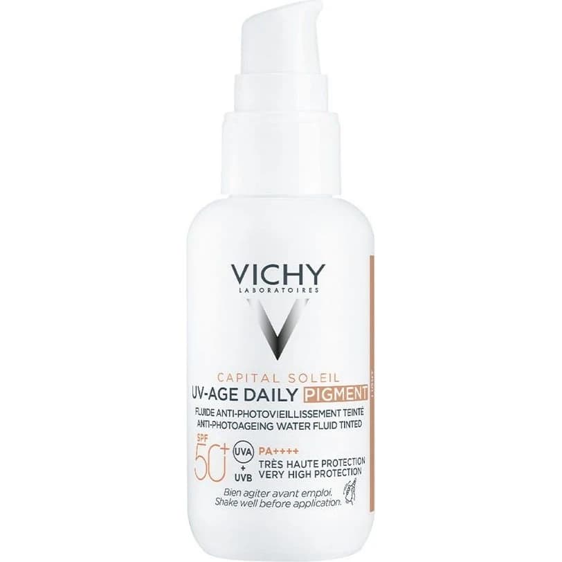 Protector Solar Vichy Capital Soleil UV Age Daily Color Light FPS 50 40 ml