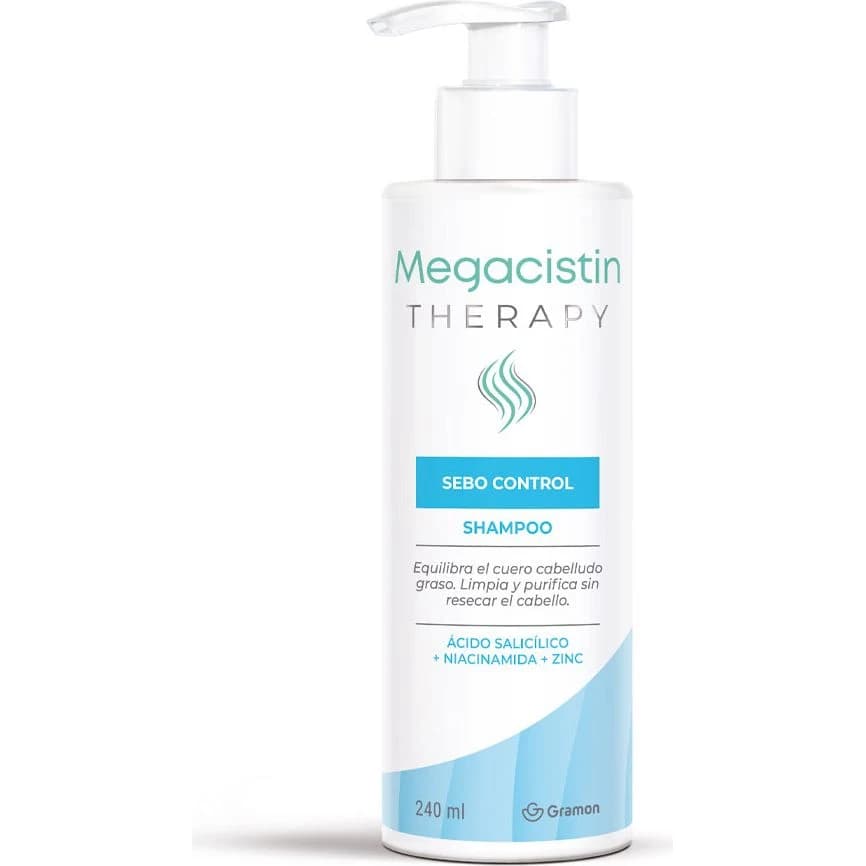 Shampoo de Tocador Megacistin Therapy Sebo Control 240 ml