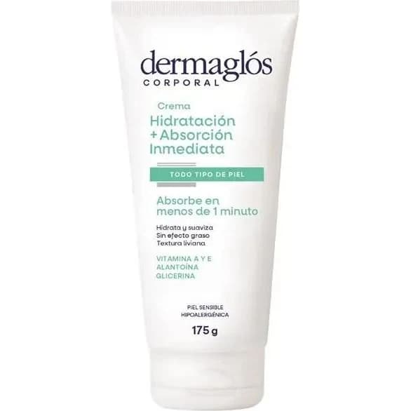 Crema Corporal Dermaglos Hidratante Absorción Inmediata 175 ml