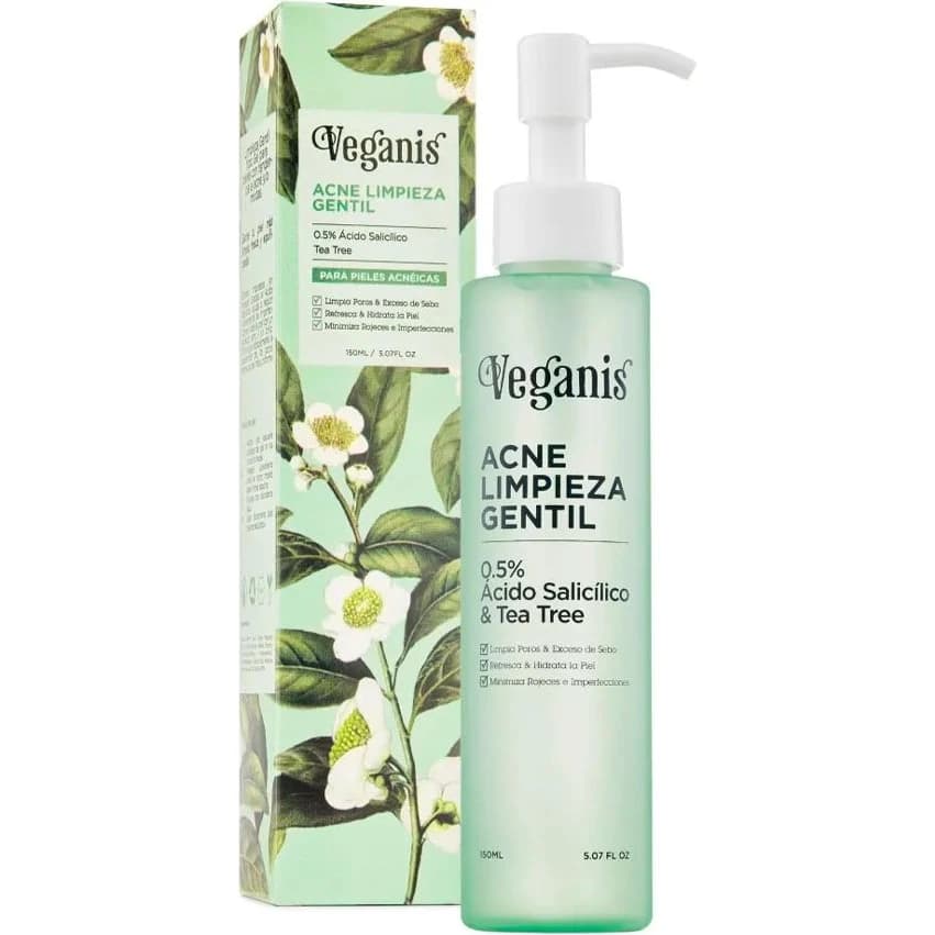 Gel Limpiador Facial Veganis Acné