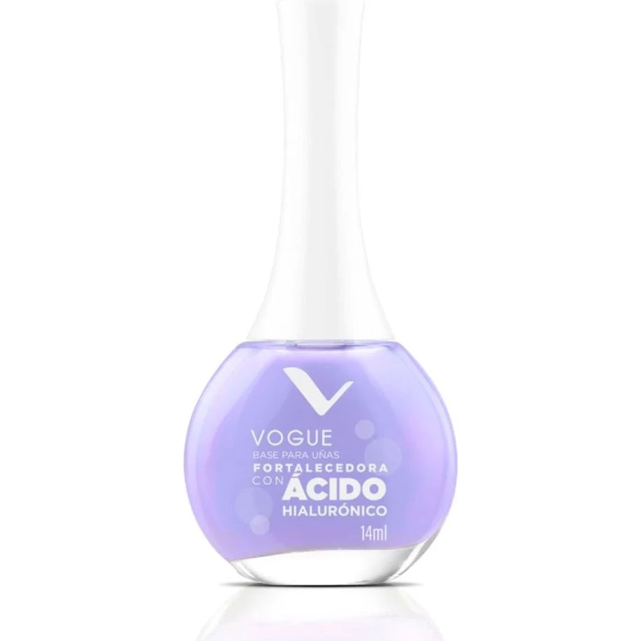Esmalte Base Fortalecedora Ácido Hialurónico Vogue 14 ml